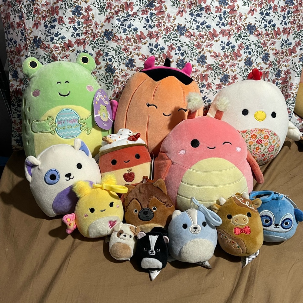 Lot of squishmallows